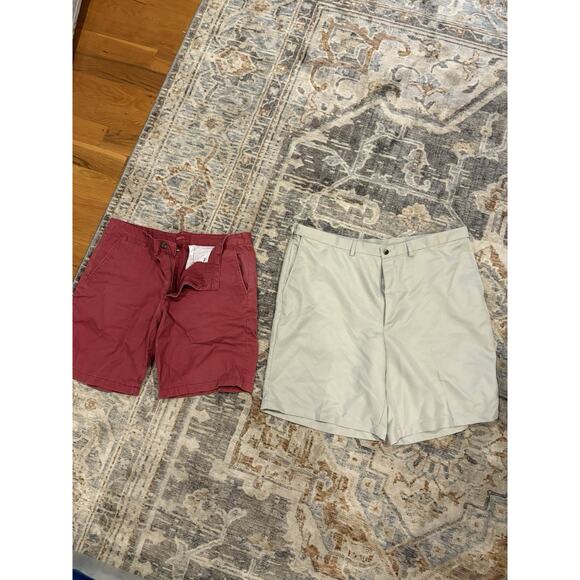Lot Of 14 Pairs Of Men’s Shorts ( Khaki & Athletic) Assorted Brands And Sizes - Picture 1 of 7